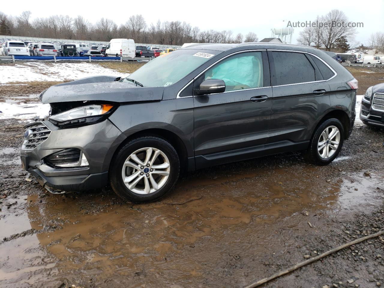 2019 Ford Edge Sel Black vin: 2FMPK4J97KBC31066