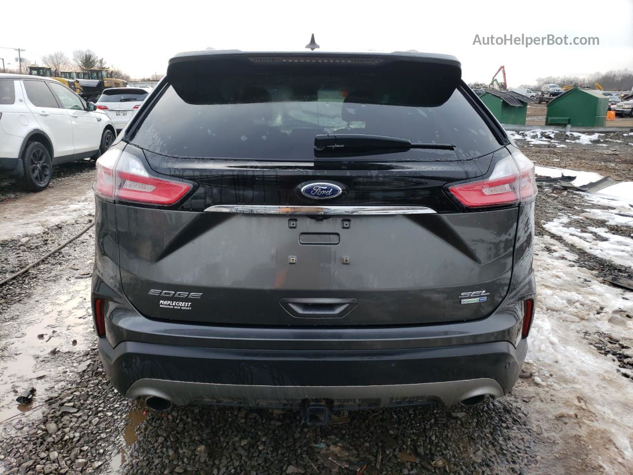 2019 Ford Edge Sel Black vin: 2FMPK4J97KBC31066