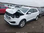 2019 Ford Edge Sel White vin: 2FMPK4J97KBC59725