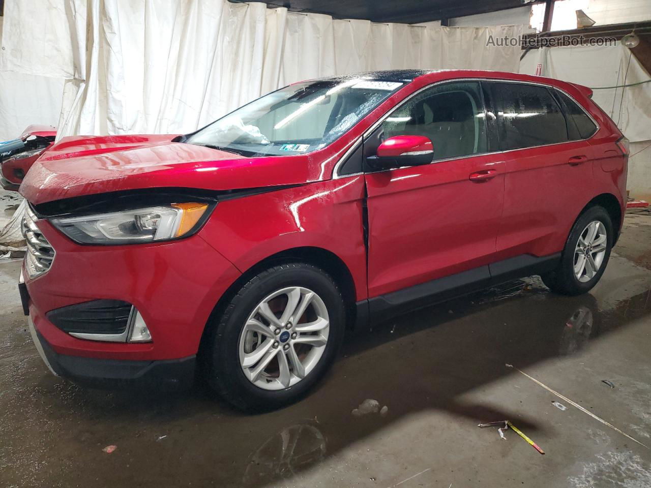 2020 Ford Edge Sel Темно-бордовый vin: 2FMPK4J97LBB29154