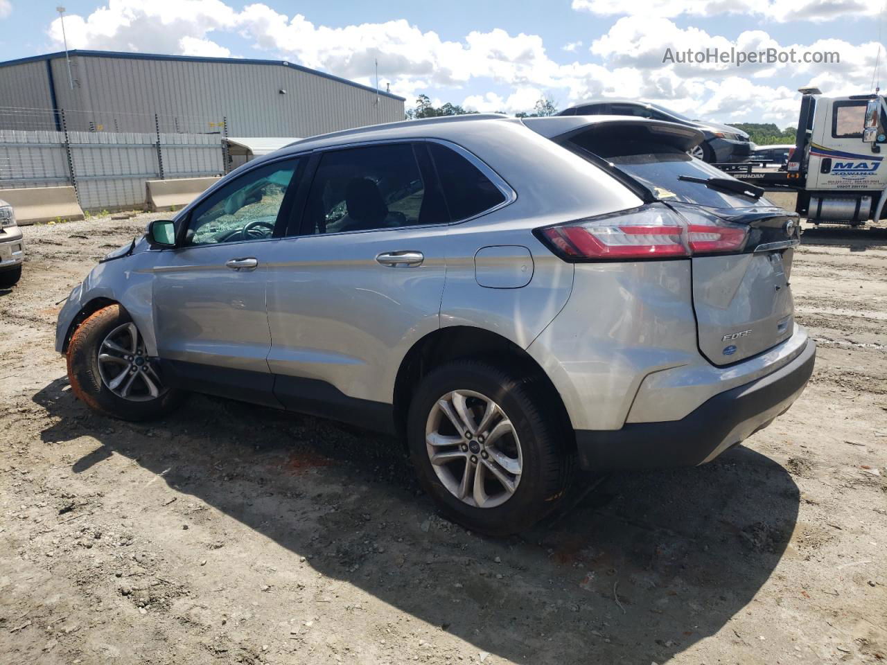 2020 Ford Edge Sel Silver vin: 2FMPK4J97LBB45886