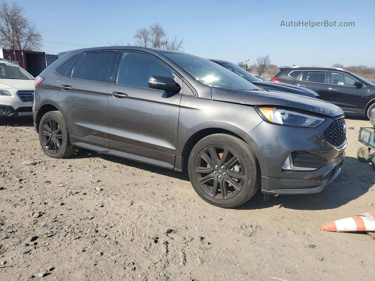 2020 Ford Edge Sel Charcoal vin: 2FMPK4J97LBB47332