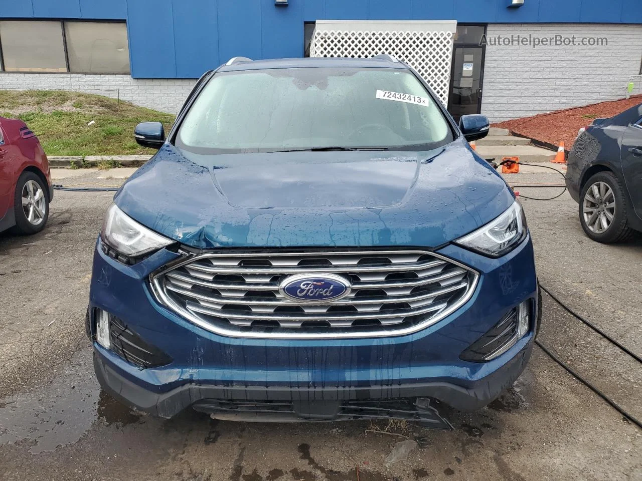 2020 Ford Edge Sel Blue vin: 2FMPK4J97LBB67354