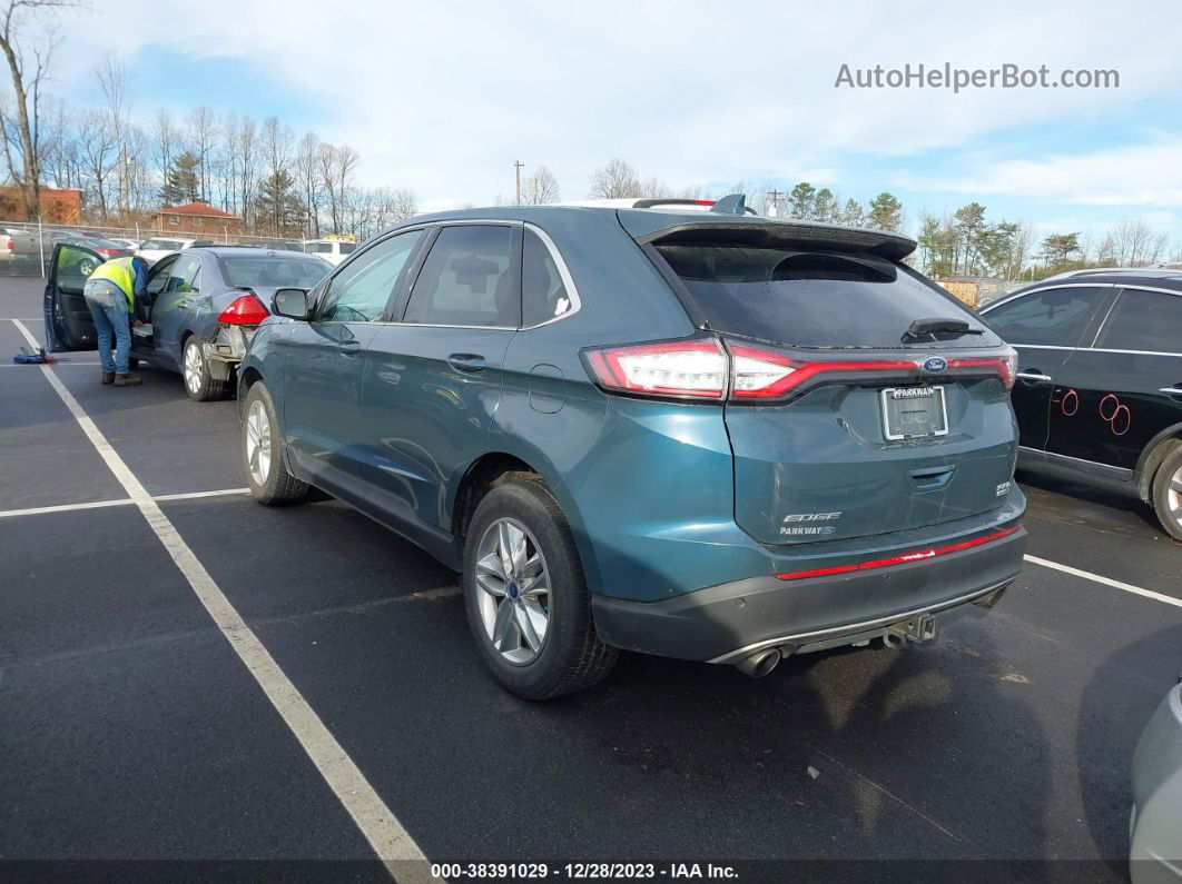 2016 Ford Edge Sel Light Blue vin: 2FMPK4J98GBB10392