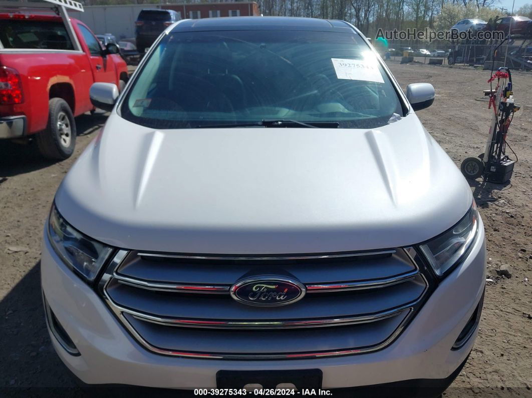 2016 Ford Edge Sel White vin: 2FMPK4J98GBB69815