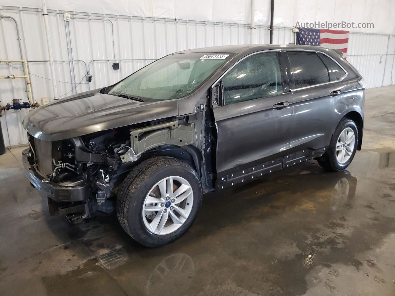 2017 Ford Edge Sel Charcoal vin: 2FMPK4J98HBB79701