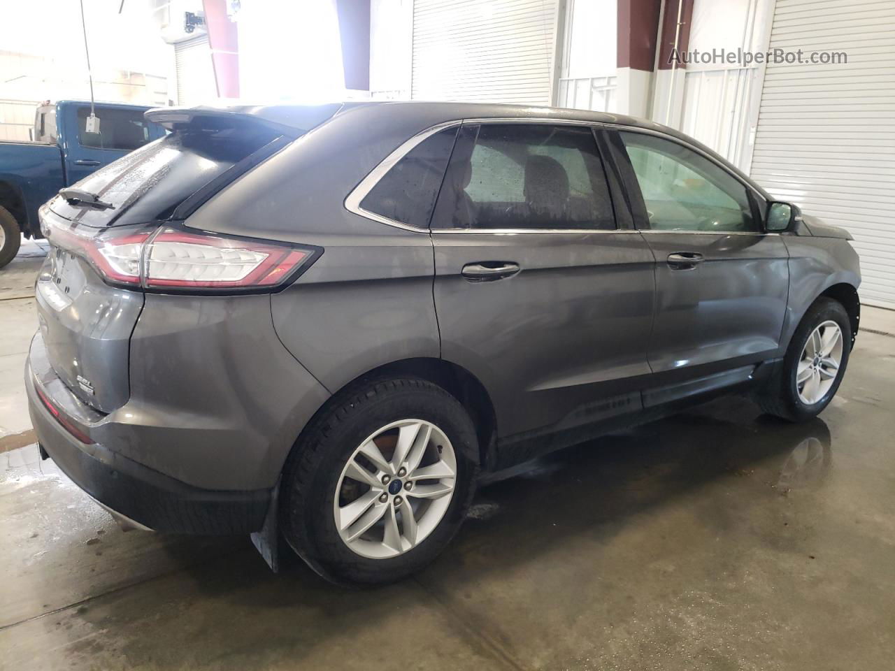 2017 Ford Edge Sel Угольный vin: 2FMPK4J98HBB79701