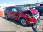 2017 Ford Edge Sel Red vin: 2FMPK4J98HBC08131