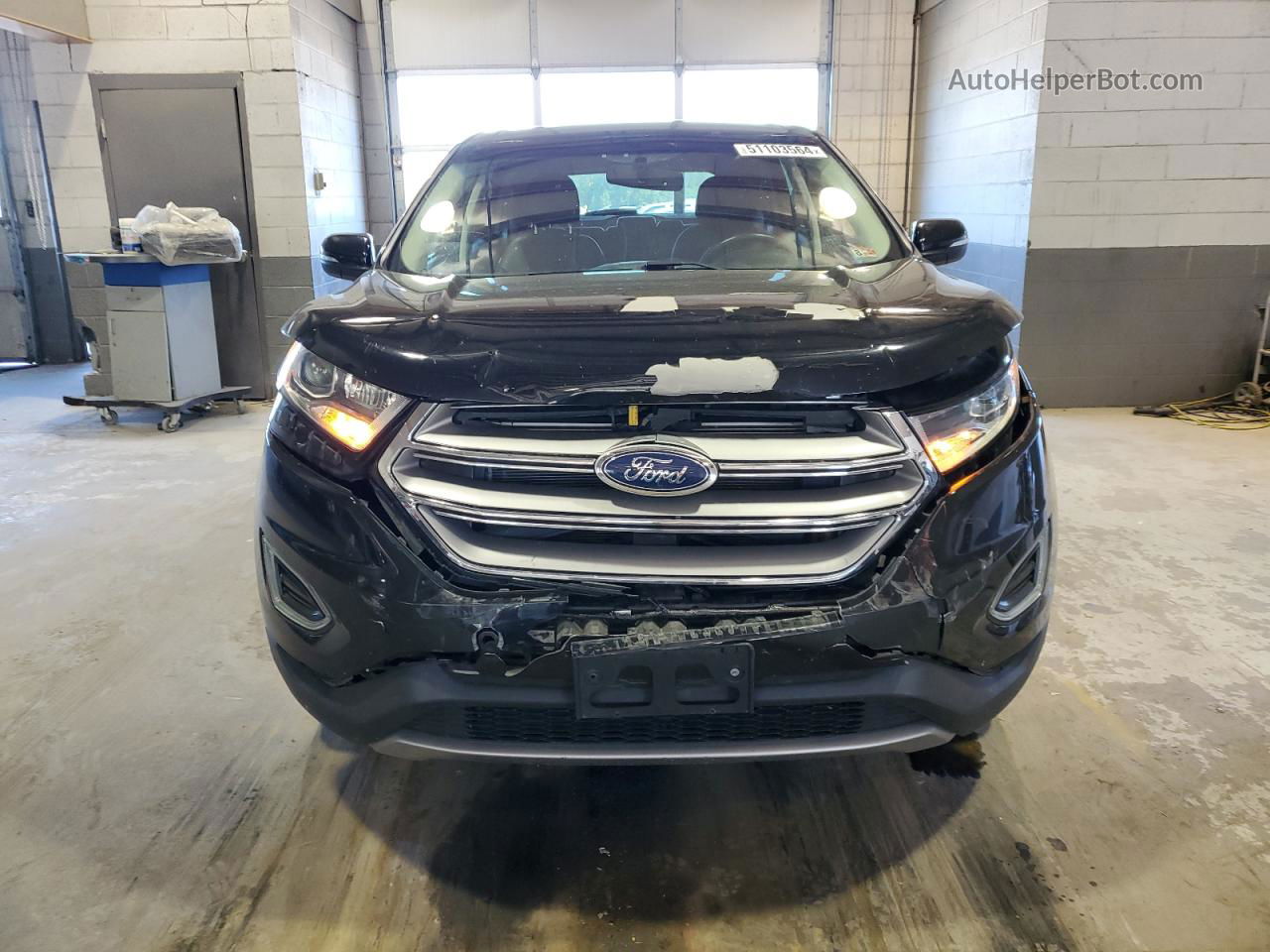 2017 Ford Edge Sel Black vin: 2FMPK4J98HBC41551