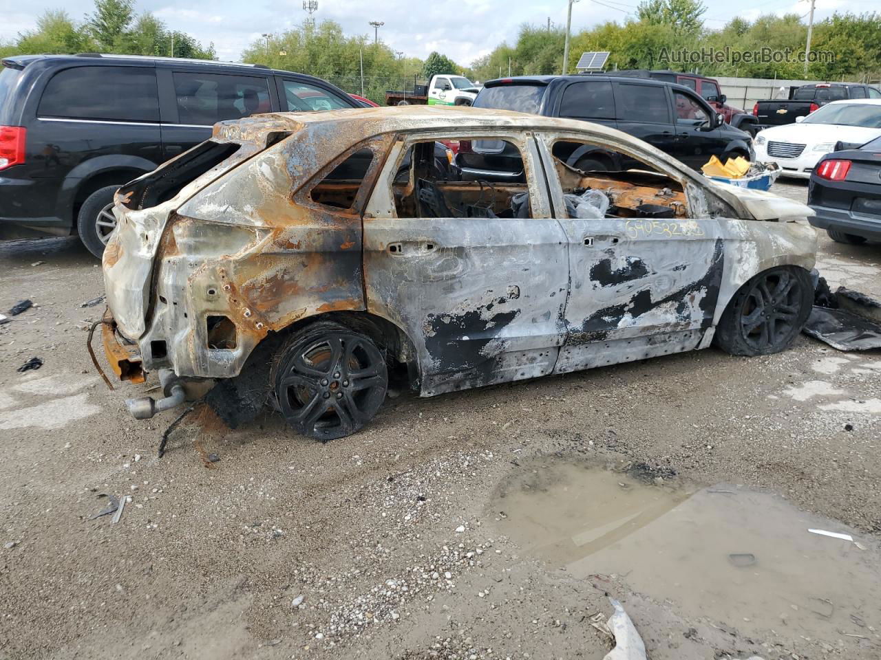 2018 Ford Edge Sel Burn vin: 2FMPK4J98JBB24493