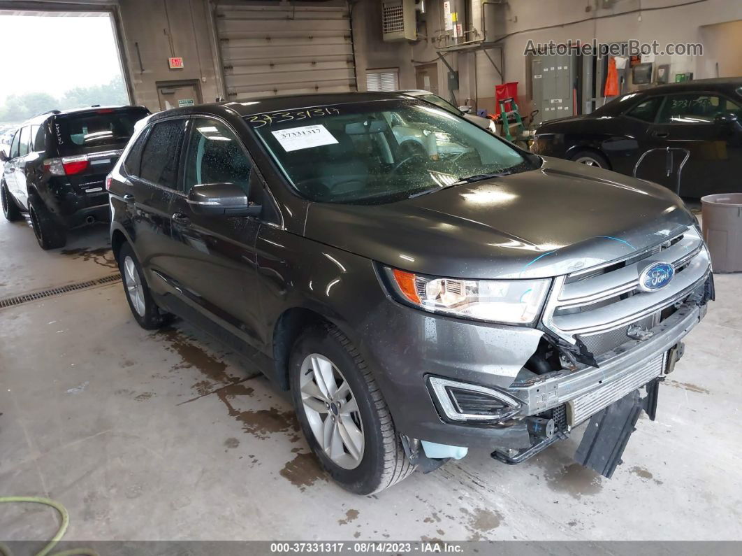 2018 Ford Edge Sel Gray vin: 2FMPK4J98JBB70972