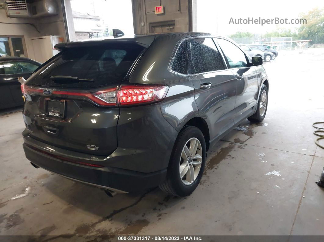 2018 Ford Edge Sel Gray vin: 2FMPK4J98JBB70972