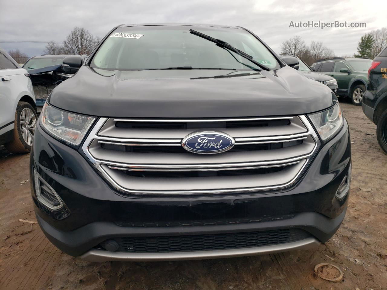 2018 Ford Edge Sel Black vin: 2FMPK4J98JBB80708