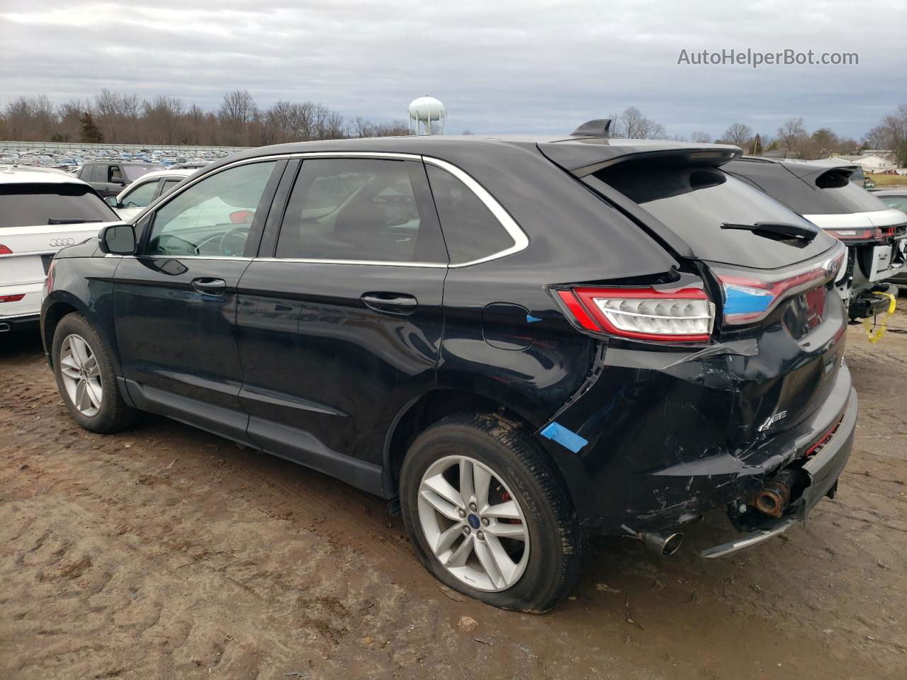 2018 Ford Edge Sel Black vin: 2FMPK4J98JBB80708