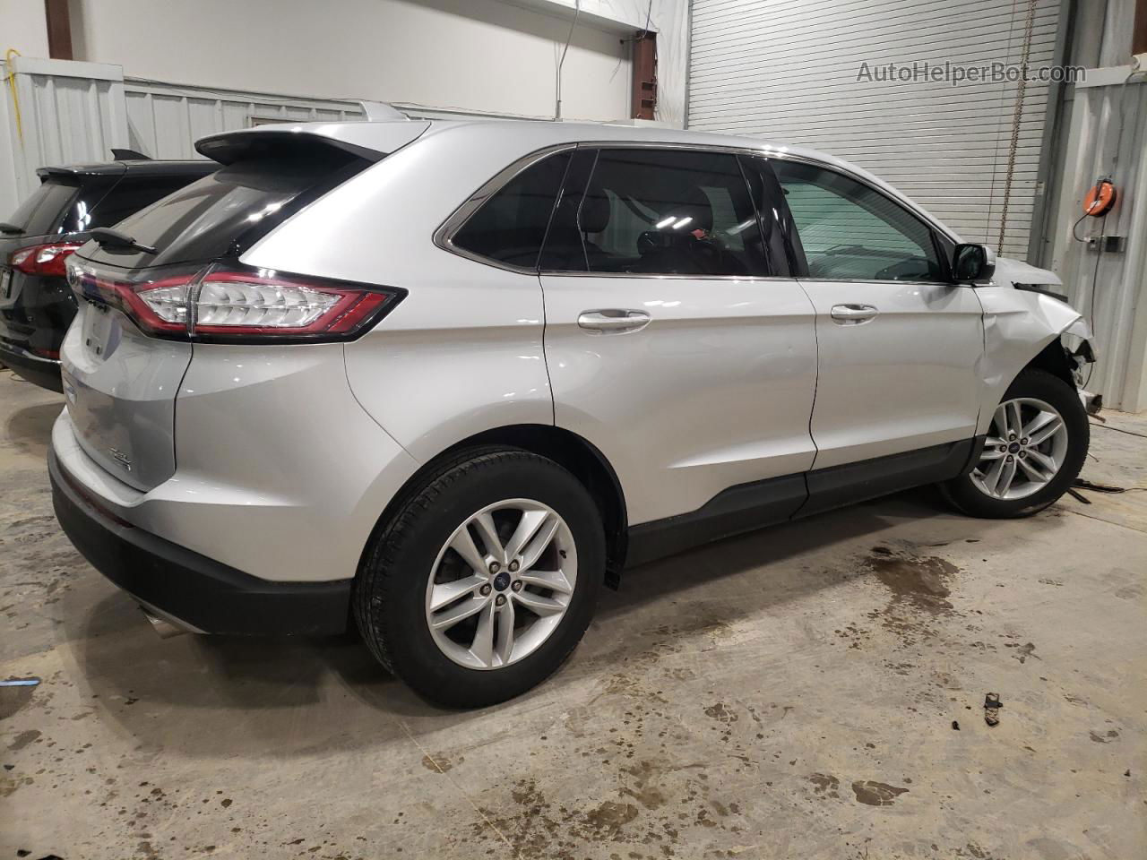 2018 Ford Edge Sel Silver vin: 2FMPK4J98JBC05395