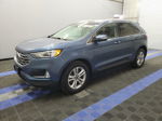 2019 Ford Edge Sel Синий vin: 2FMPK4J98KBB40713