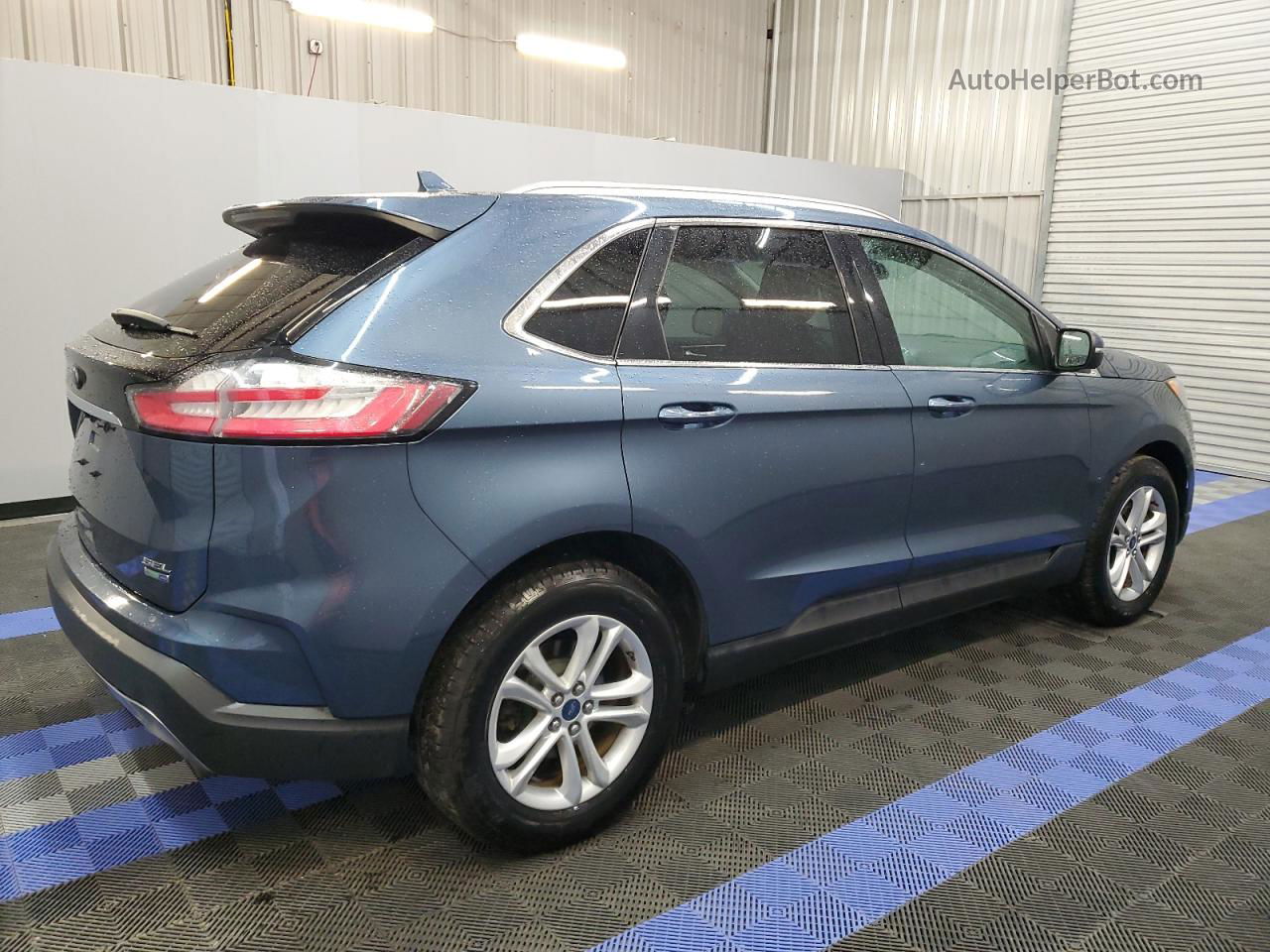 2019 Ford Edge Sel Blue vin: 2FMPK4J98KBB40713