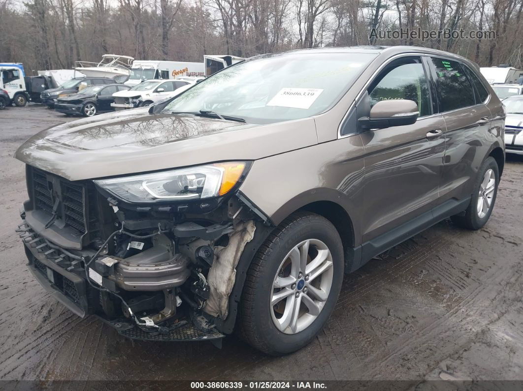 2019 Ford Edge Sel Серый vin: 2FMPK4J98KBC37782