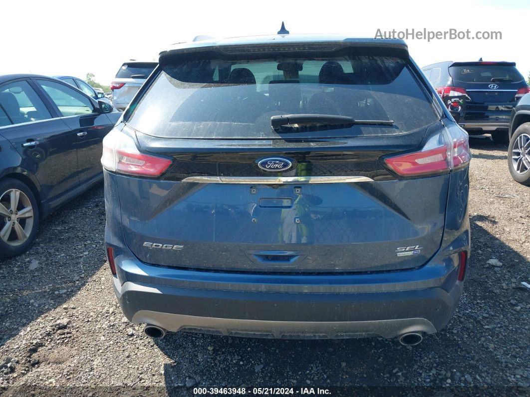 2019 Ford Edge Sel Blue vin: 2FMPK4J98KBC71981