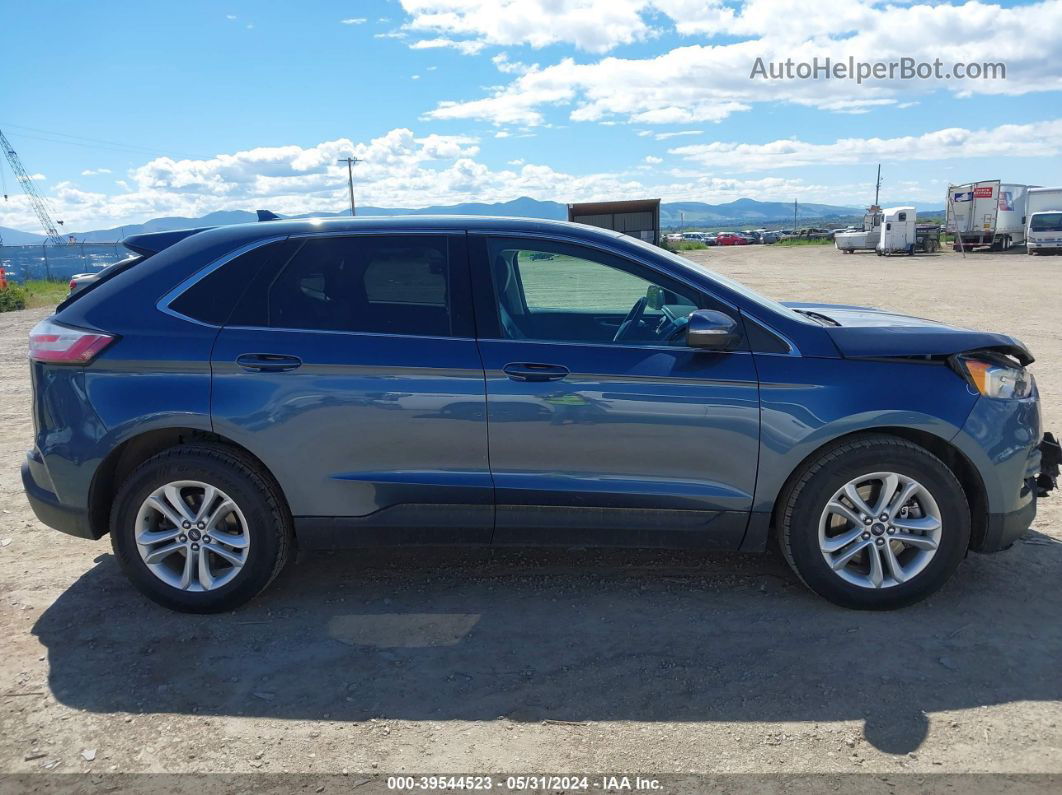 2019 Ford Edge Sel Blue vin: 2FMPK4J98KBC74718