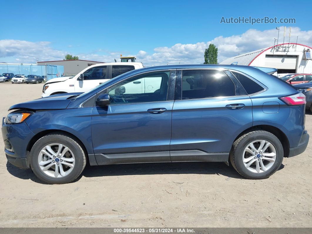 2019 Ford Edge Sel Blue vin: 2FMPK4J98KBC74718