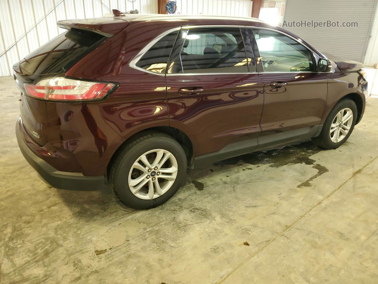 2019 Ford Edge Sel Бордовый vin: 2FMPK4J98KBC75254