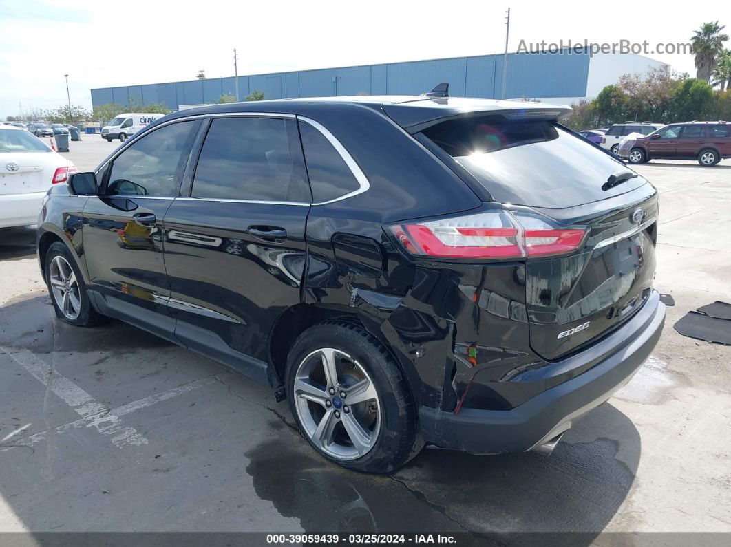 2020 Ford Edge Sel Черный vin: 2FMPK4J98LBA28270