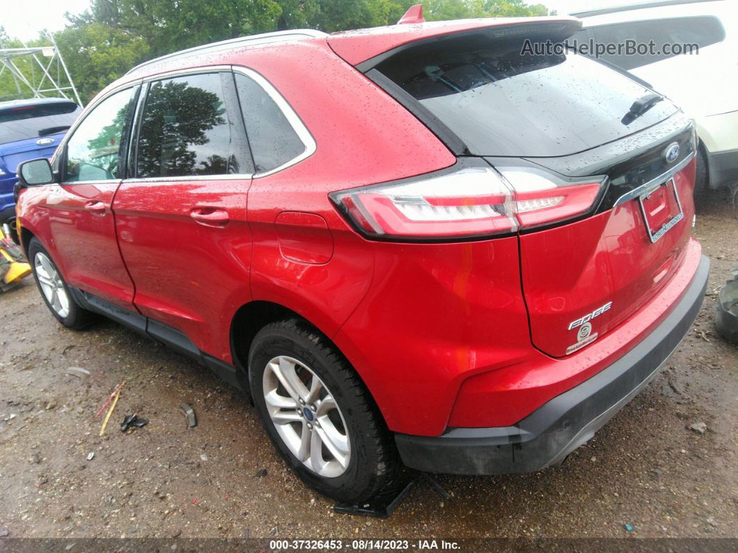 2020 Ford Edge Sel/st Line Red vin: 2FMPK4J98LBA41035