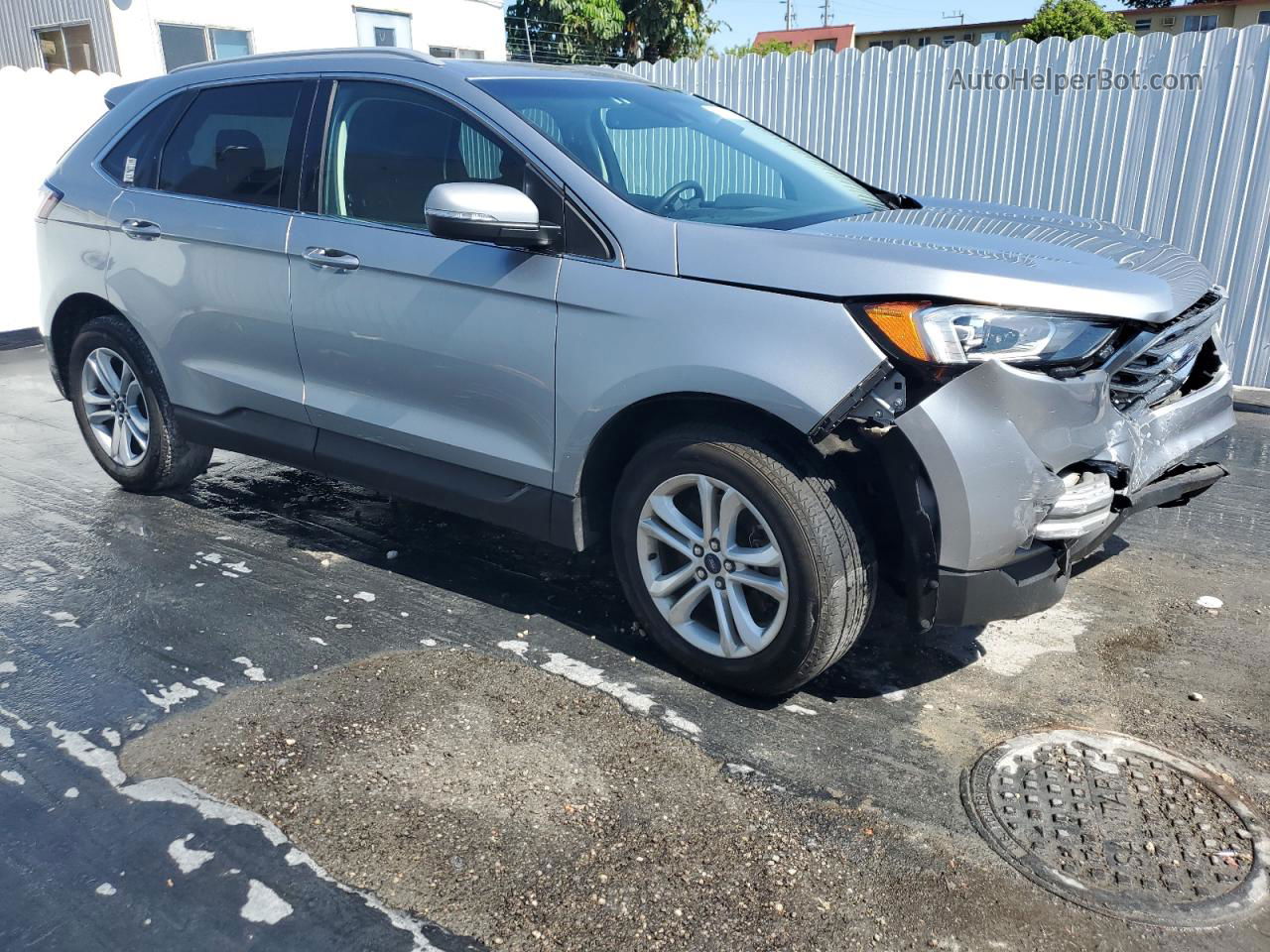 2020 Ford Edge Sel Silver vin: 2FMPK4J98LBA98948