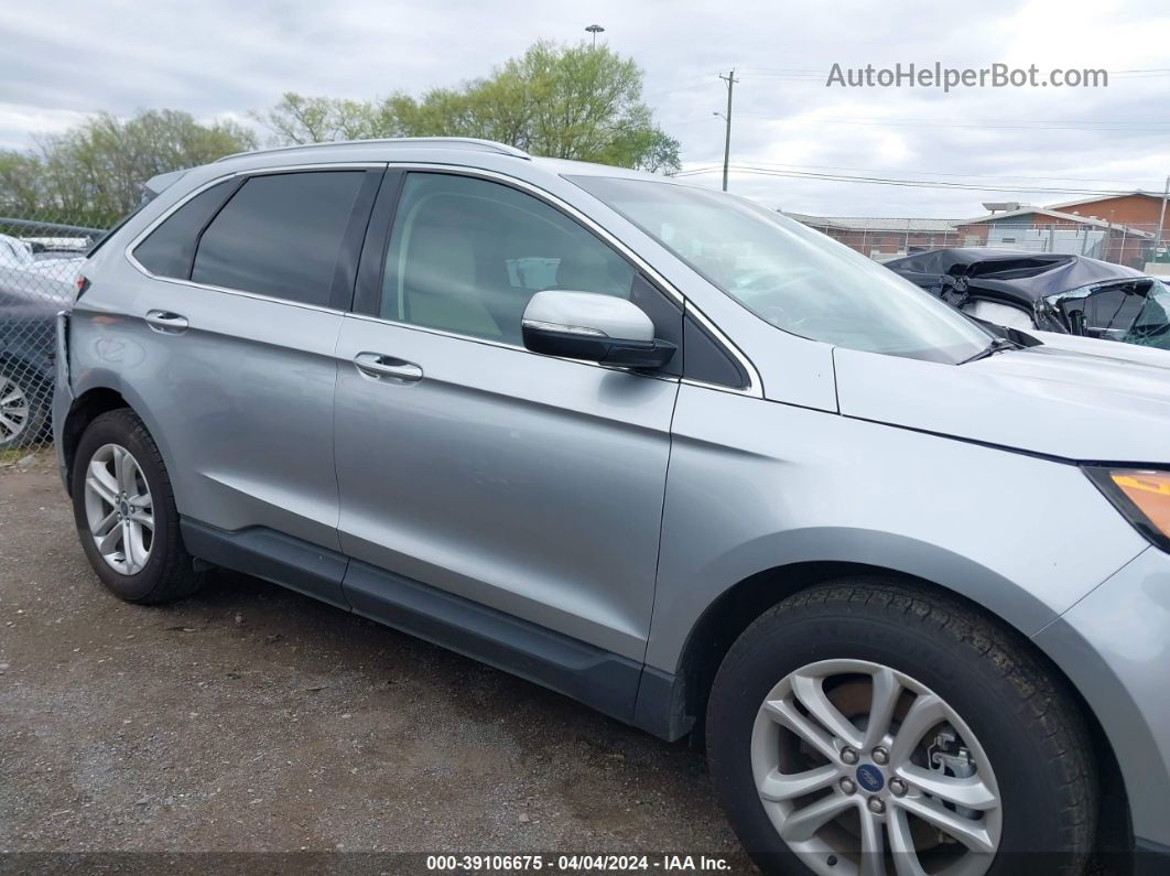 2020 Ford Edge Sel Silver vin: 2FMPK4J98LBB02531