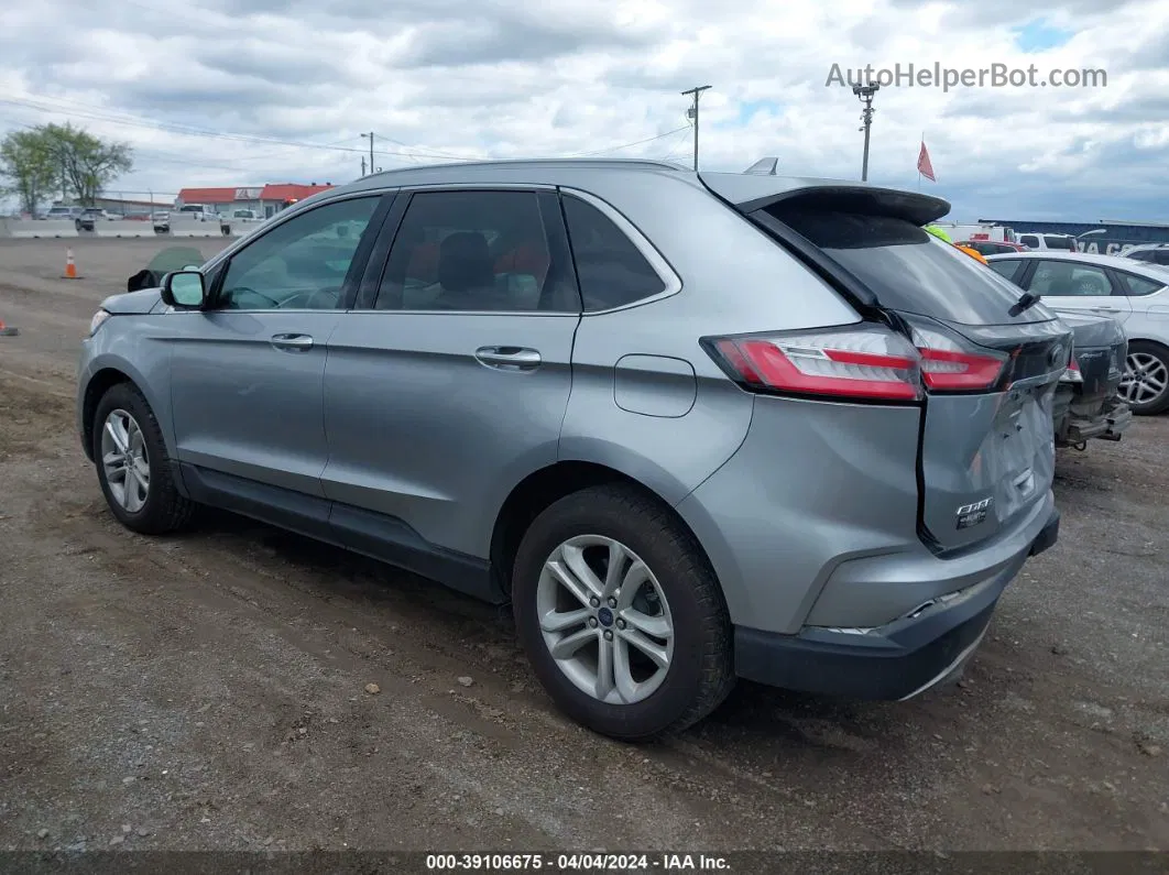 2020 Ford Edge Sel Silver vin: 2FMPK4J98LBB02531