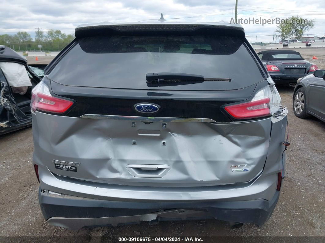 2020 Ford Edge Sel Silver vin: 2FMPK4J98LBB02531