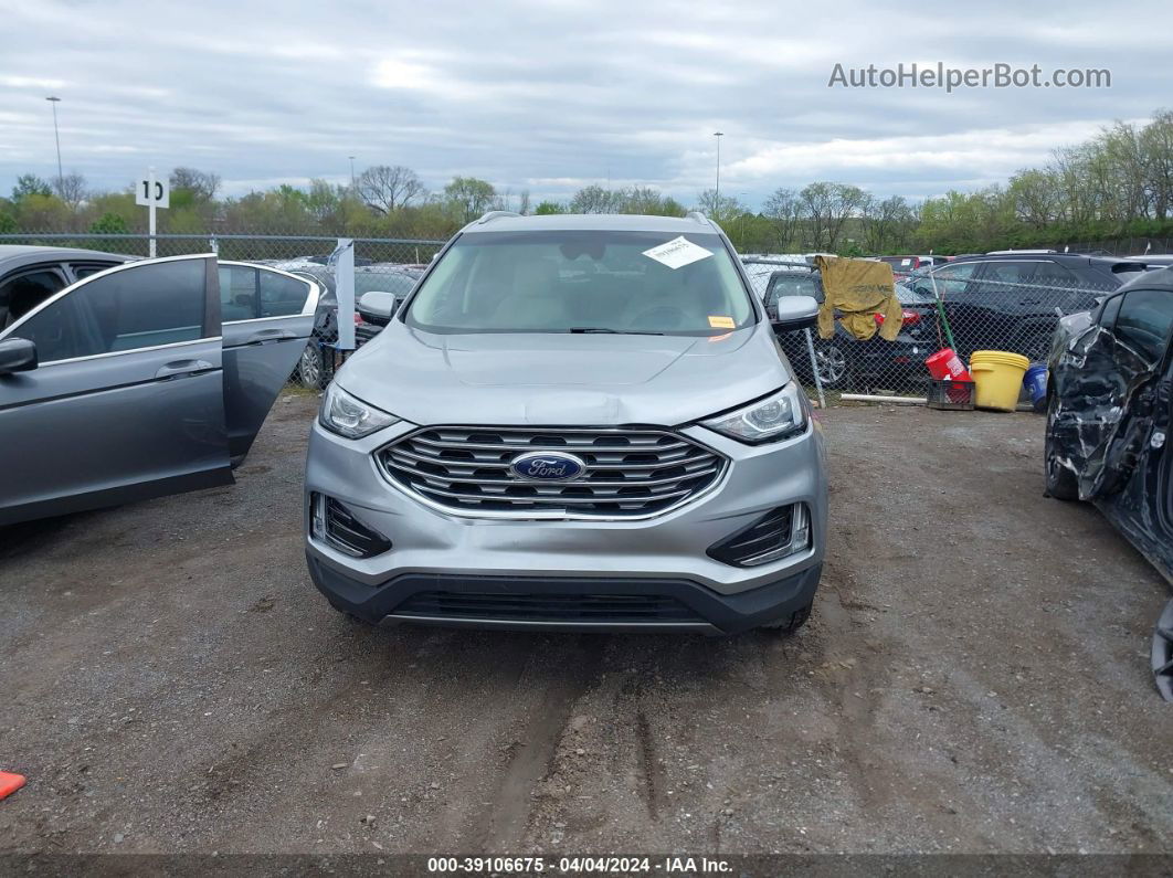 2020 Ford Edge Sel Silver vin: 2FMPK4J98LBB02531