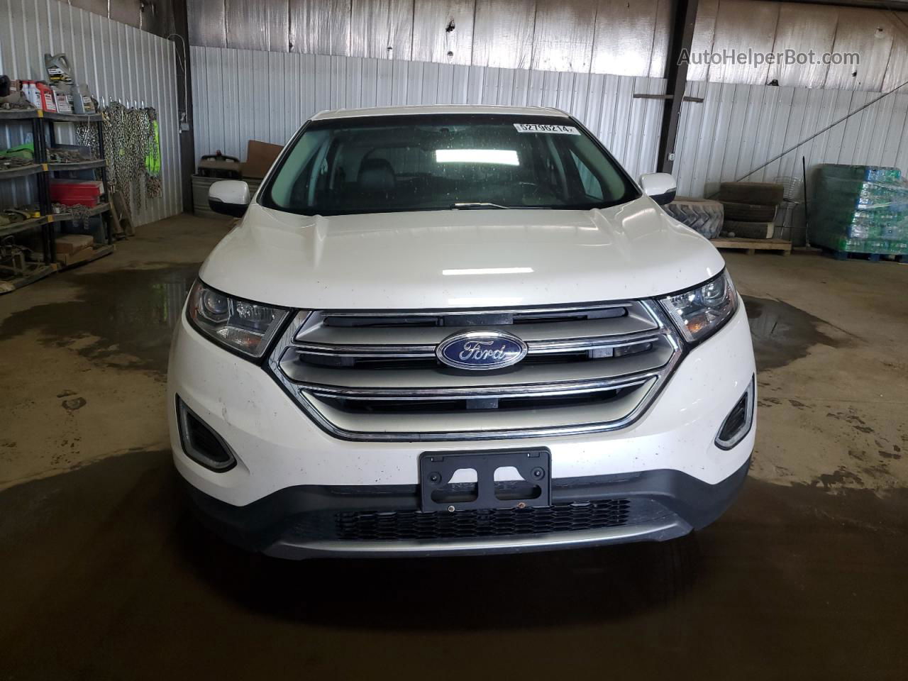 2016 Ford Edge Sel Белый vin: 2FMPK4J99GBB17724