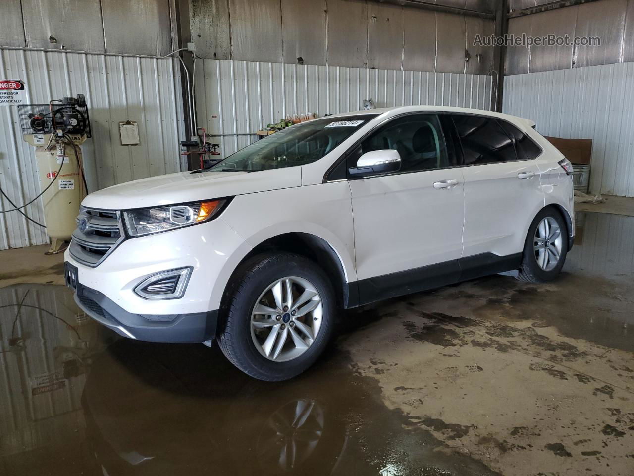 2016 Ford Edge Sel Белый vin: 2FMPK4J99GBB17724