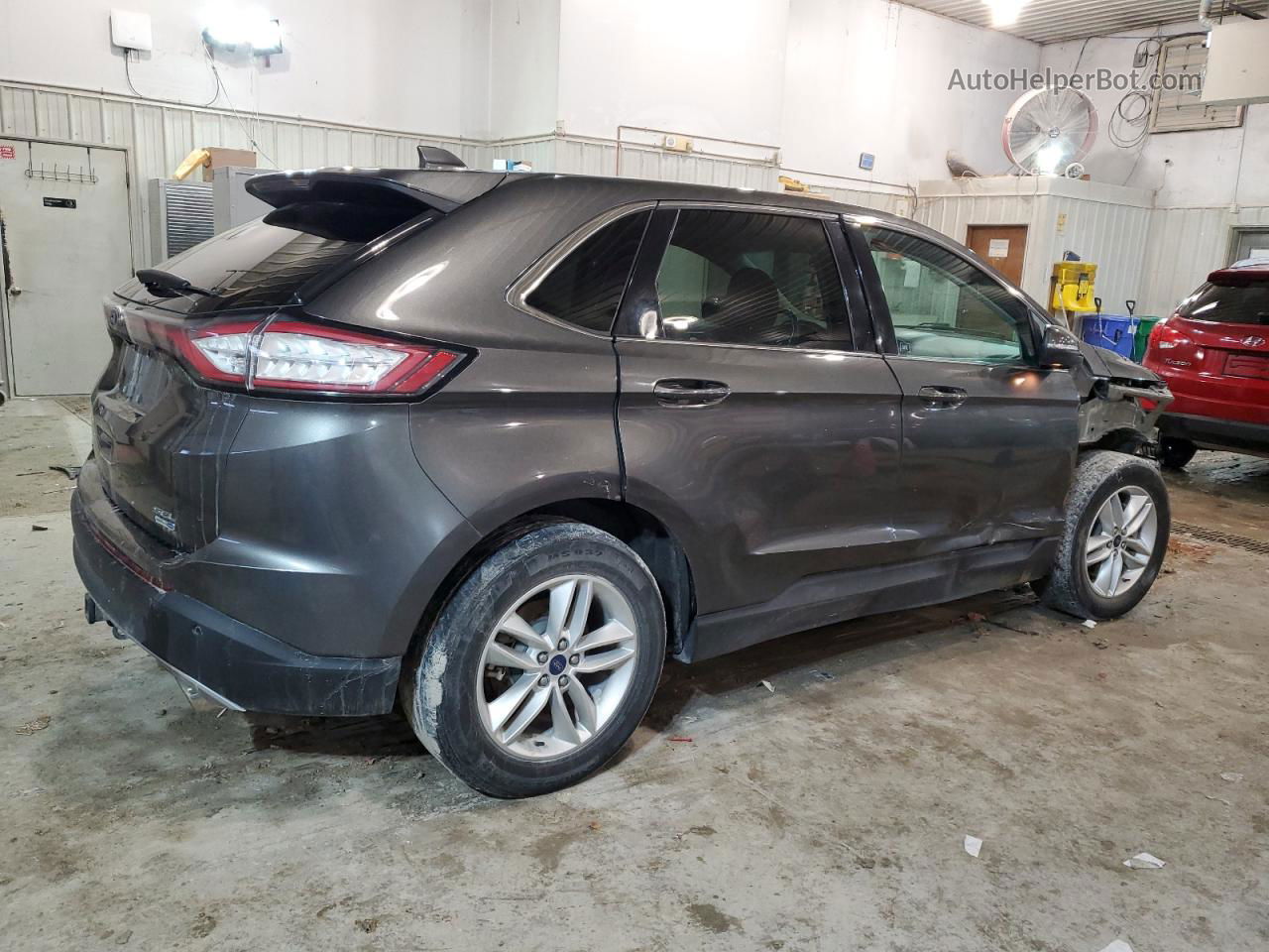 2016 Ford Edge Sel Gray vin: 2FMPK4J99GBC11795