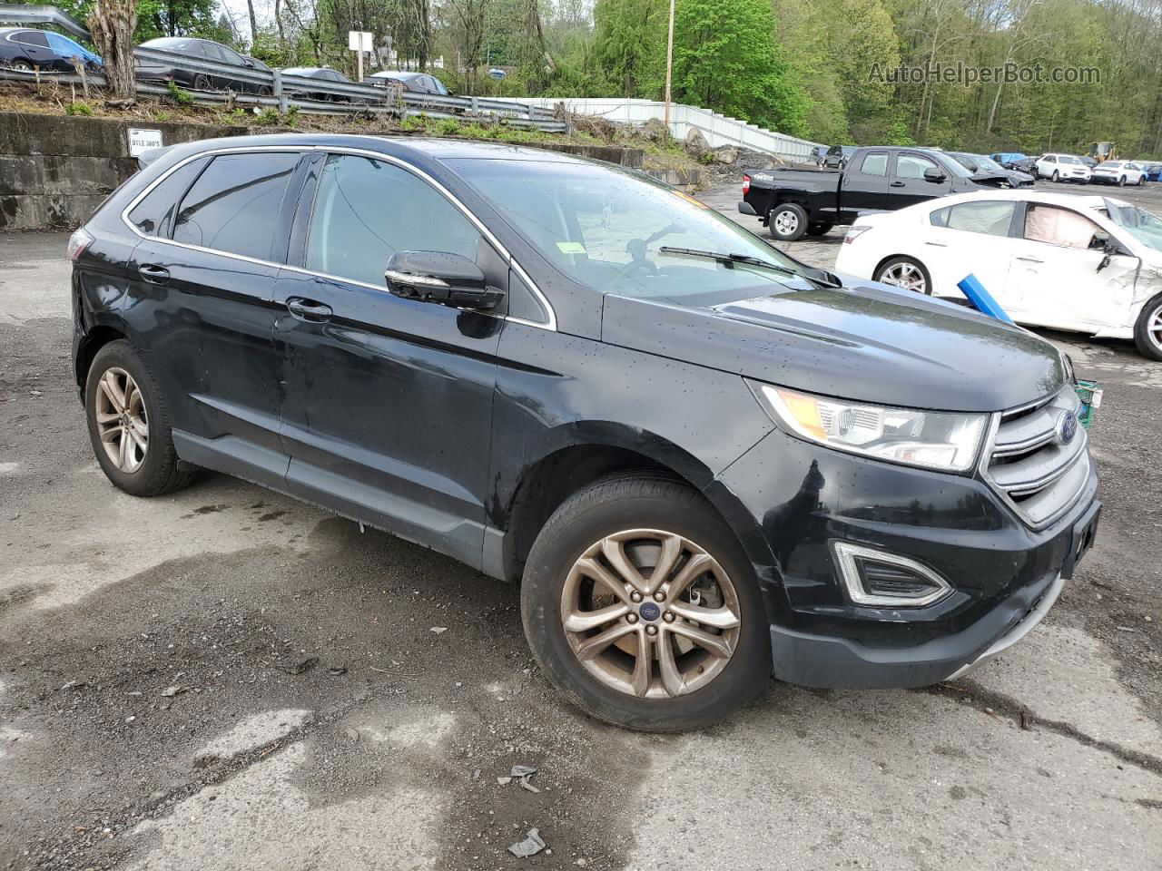 2016 Ford Edge Sel Black vin: 2FMPK4J99GBC39242