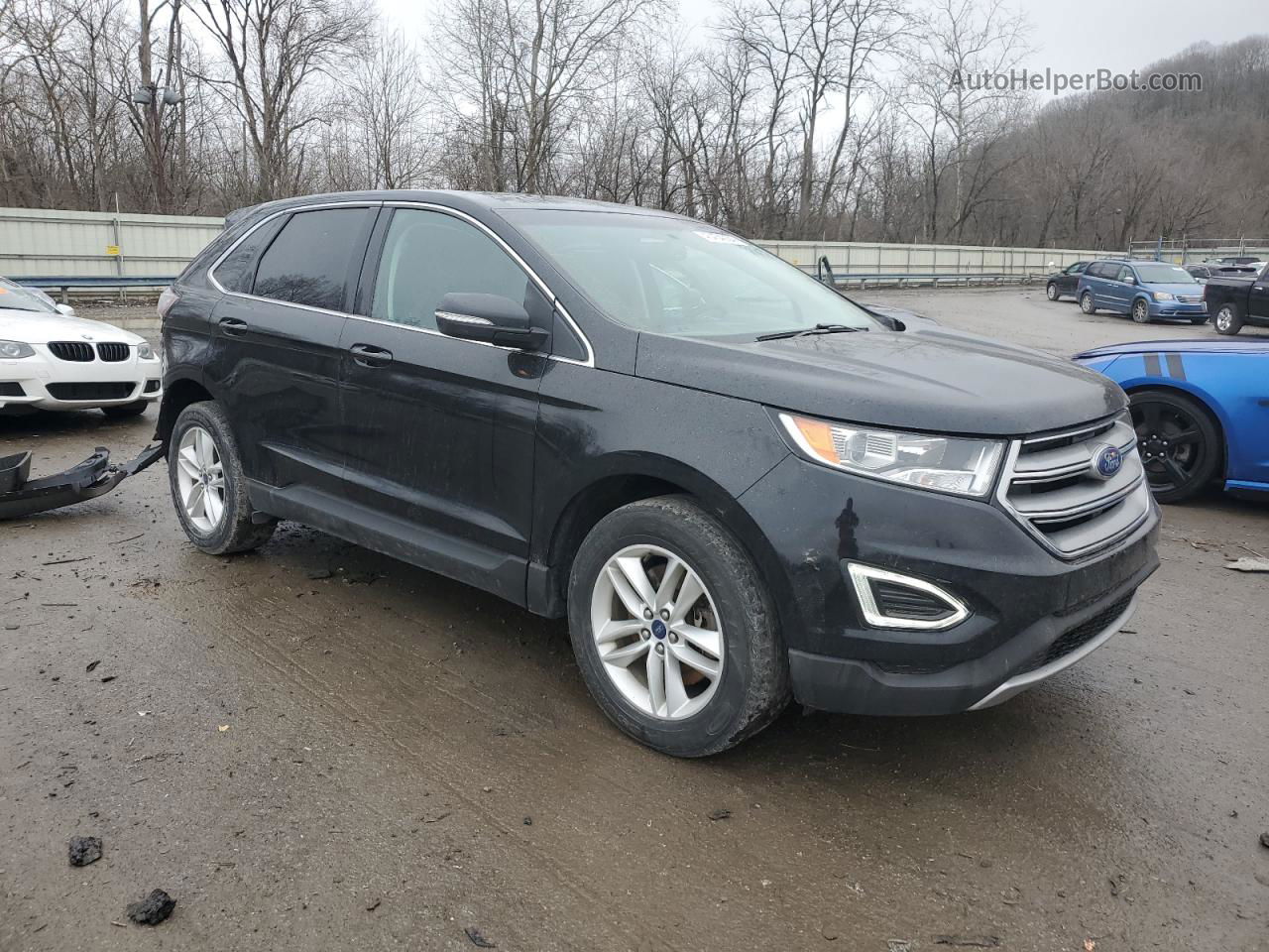 2016 Ford Edge Sel Black vin: 2FMPK4J99GBC41086