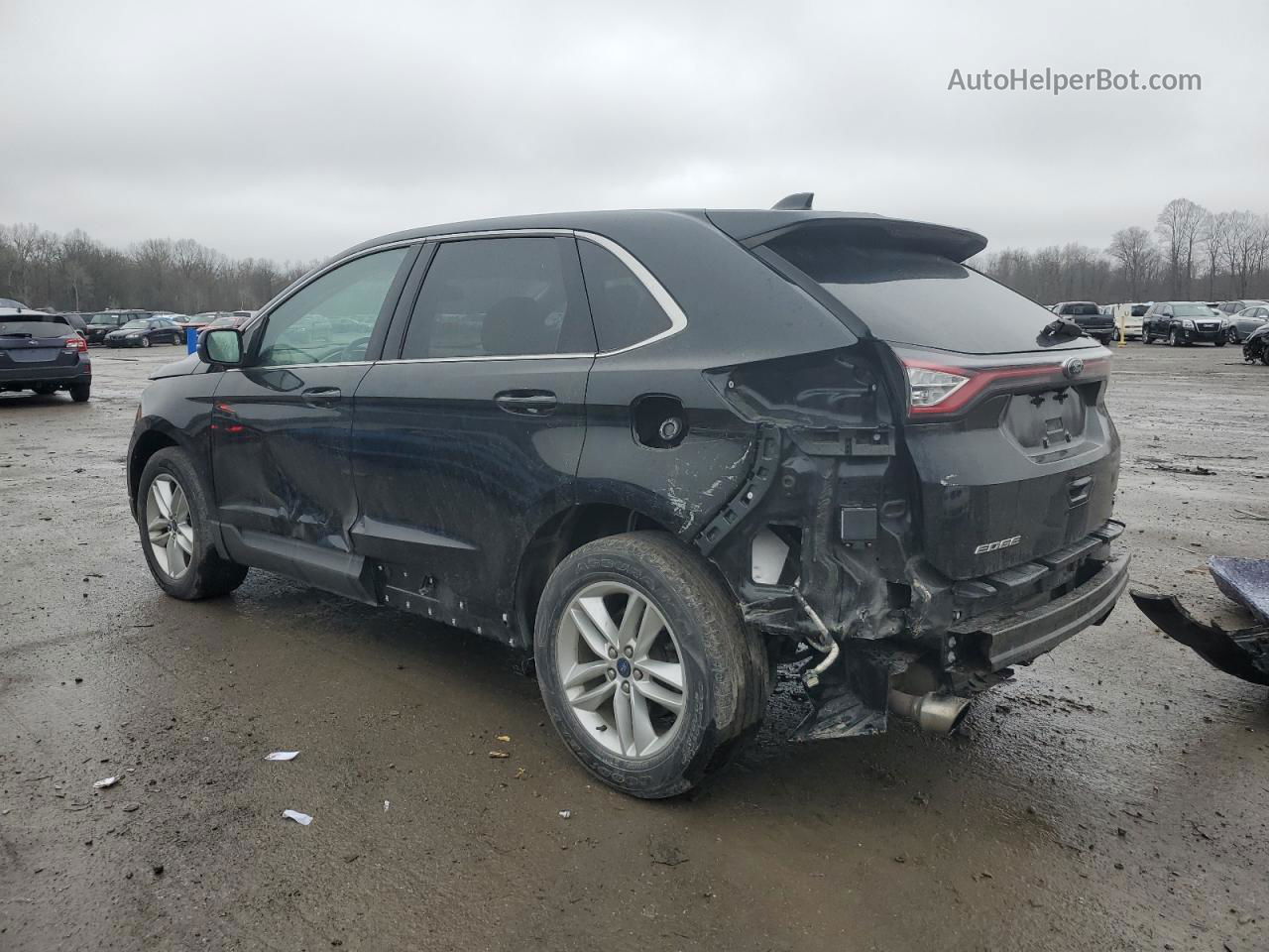 2016 Ford Edge Sel Black vin: 2FMPK4J99GBC41086