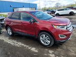 2017 Ford Edge Sel Red vin: 2FMPK4J99HBC48539