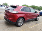 2017 Ford Edge Sel Red vin: 2FMPK4J99HBC61503