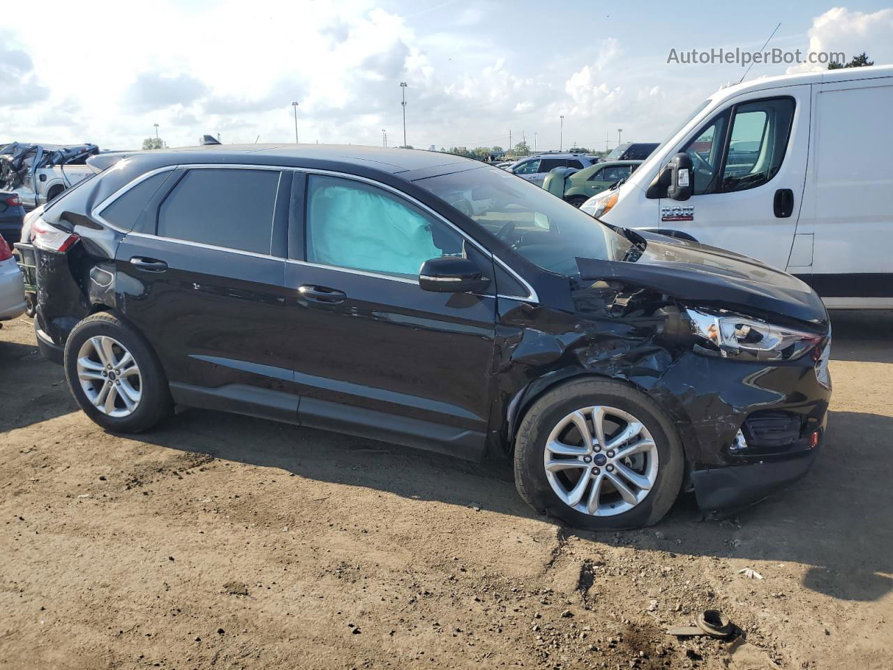 2019 Ford Edge Sel Black vin: 2FMPK4J99KBB38548