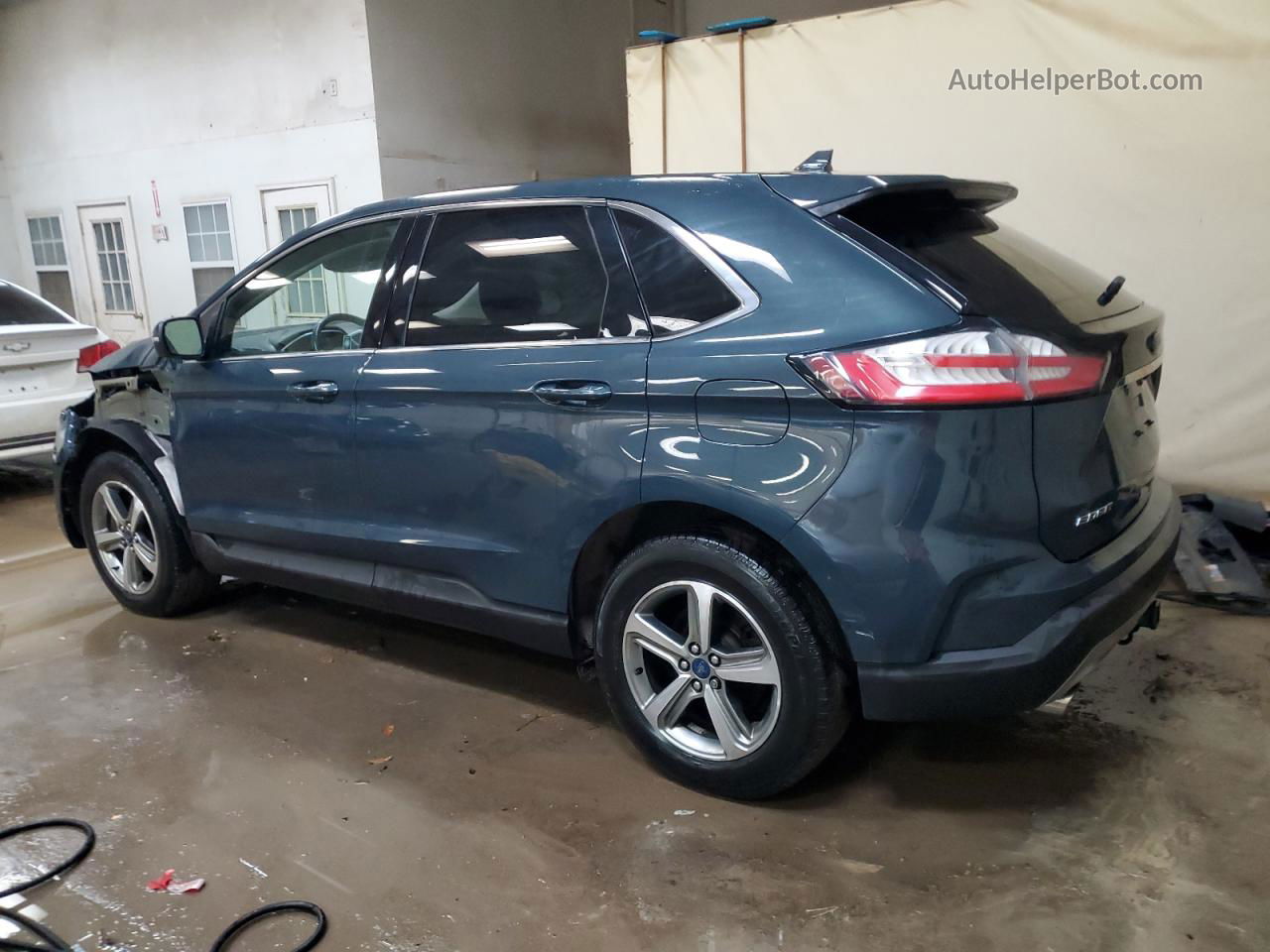 2019 Ford Edge Sel Синий vin: 2FMPK4J99KBC19050