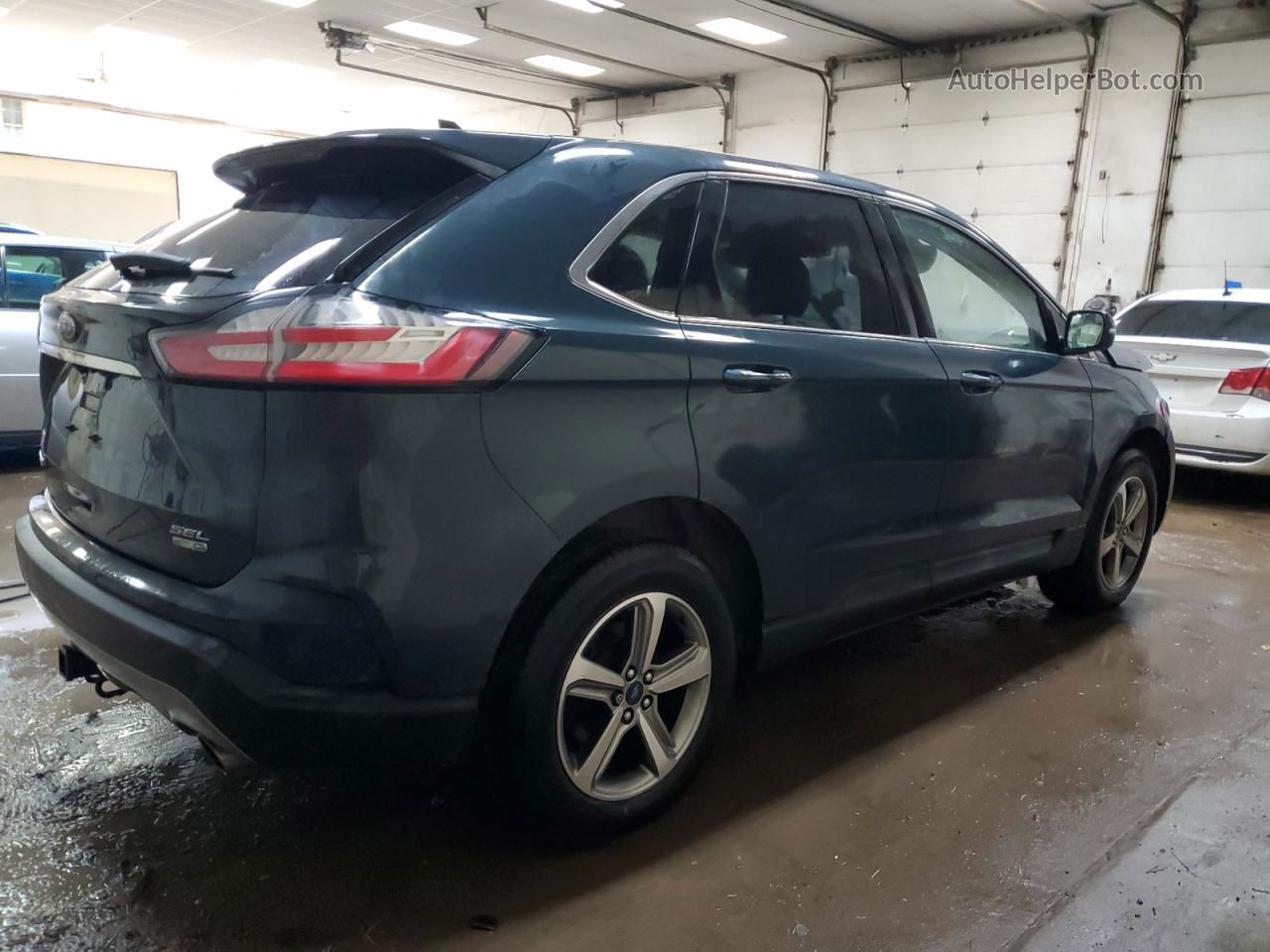 2019 Ford Edge Sel Blue vin: 2FMPK4J99KBC19050