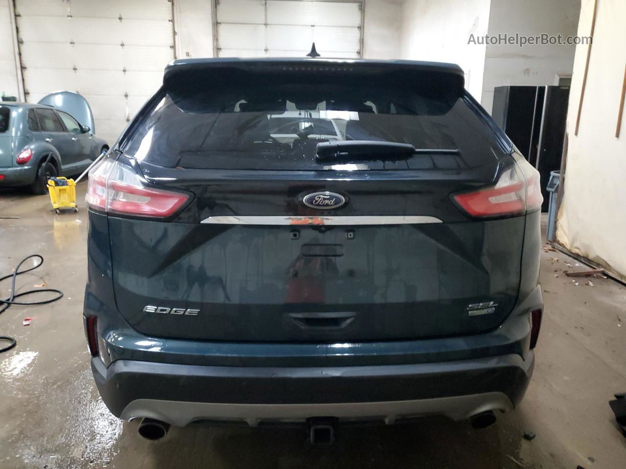 2019 Ford Edge Sel Синий vin: 2FMPK4J99KBC19050