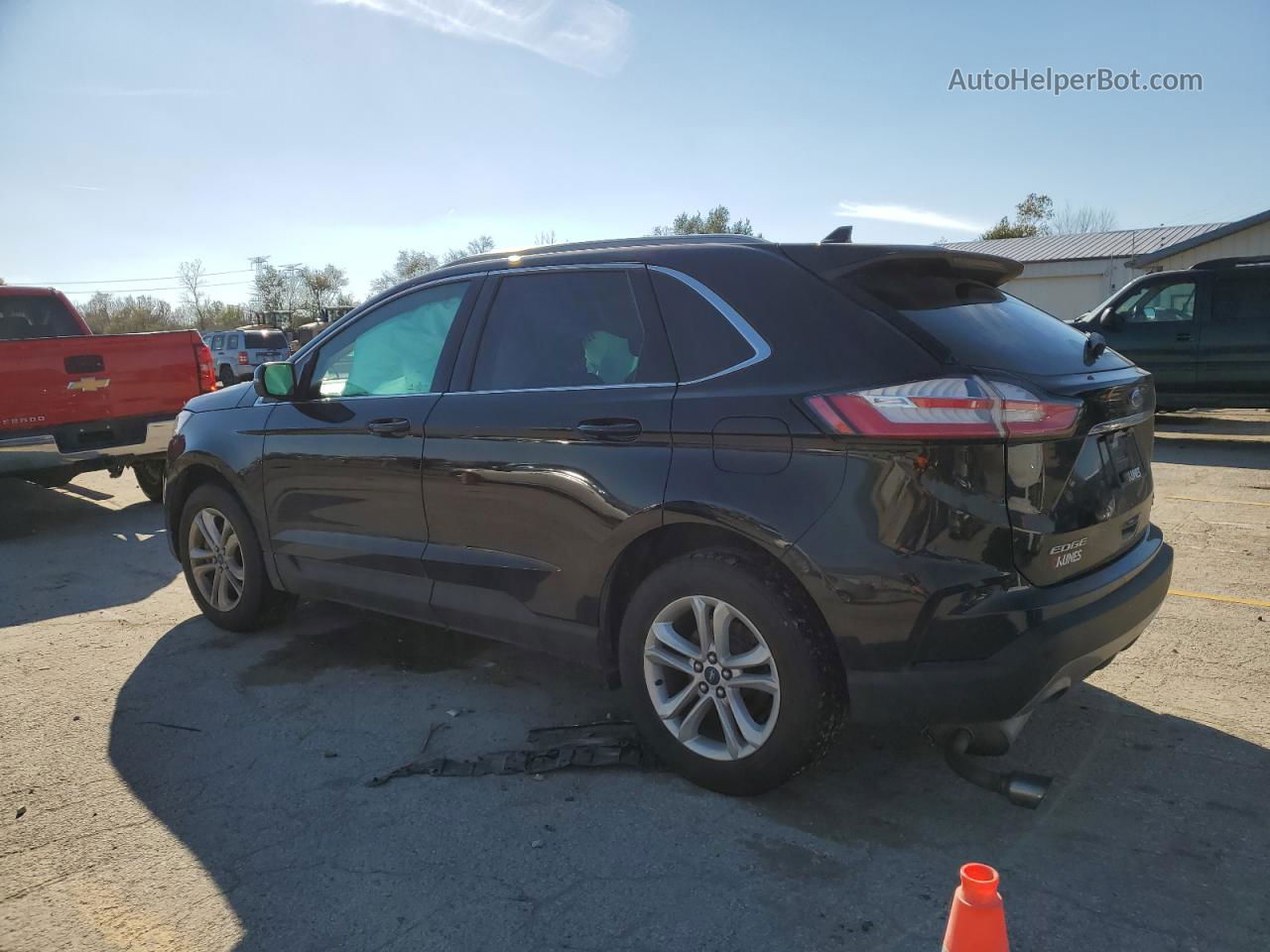 2020 Ford Edge Sel Black vin: 2FMPK4J99LBA13048