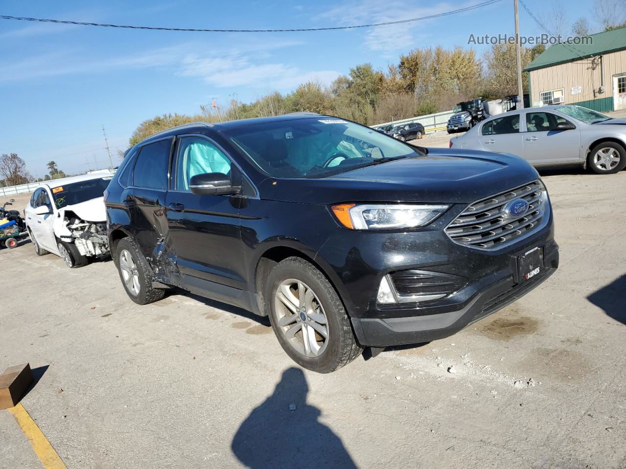 2020 Ford Edge Sel Black vin: 2FMPK4J99LBA13048