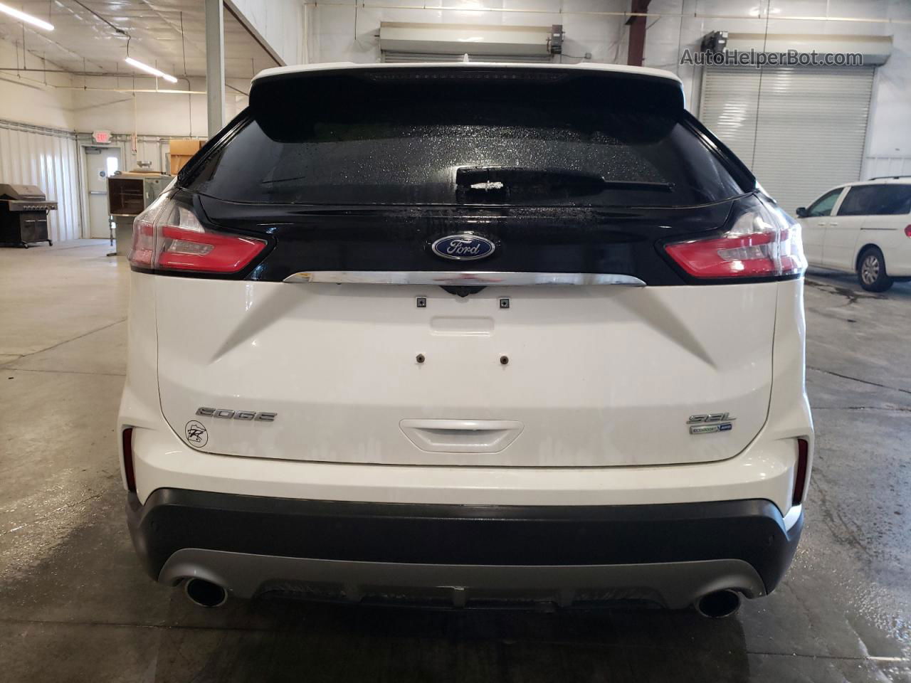 2020 Ford Edge Sel White vin: 2FMPK4J99LBA24342