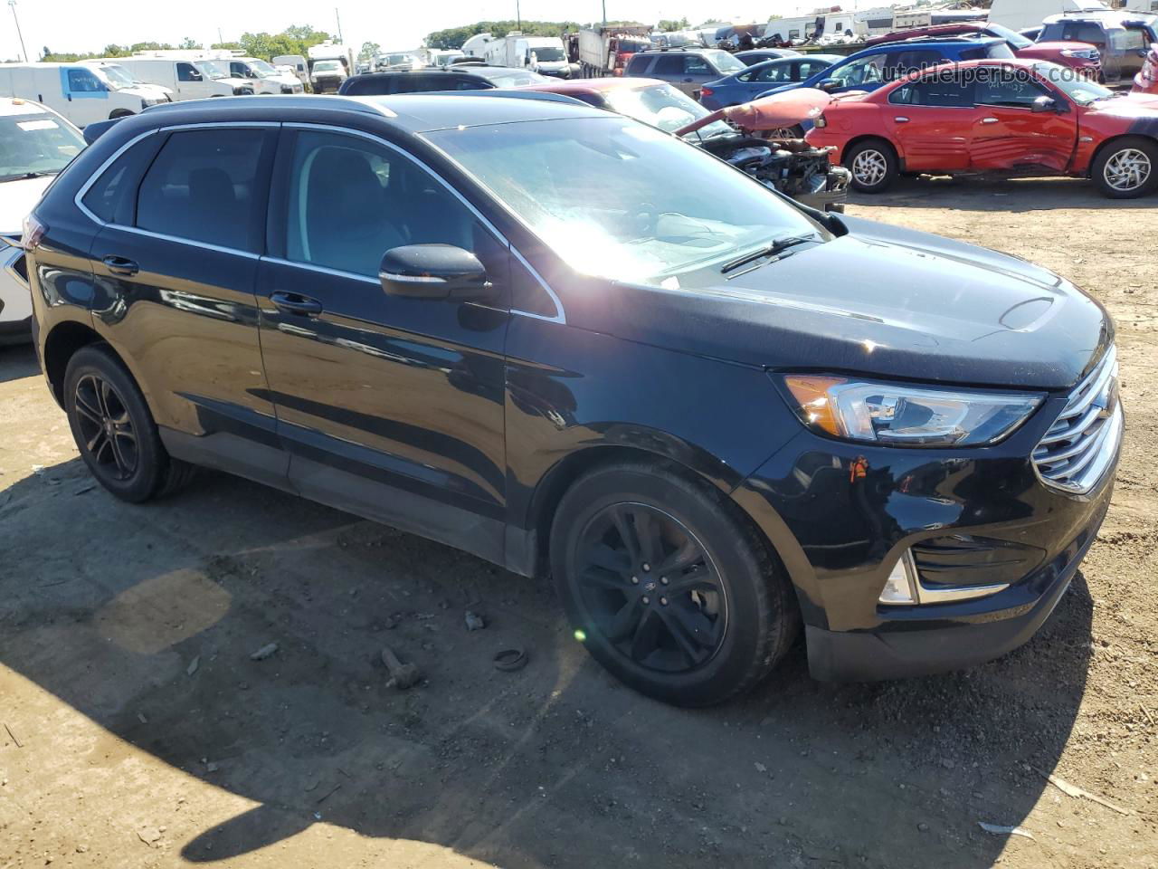 2020 Ford Edge Sel Black vin: 2FMPK4J99LBA51041