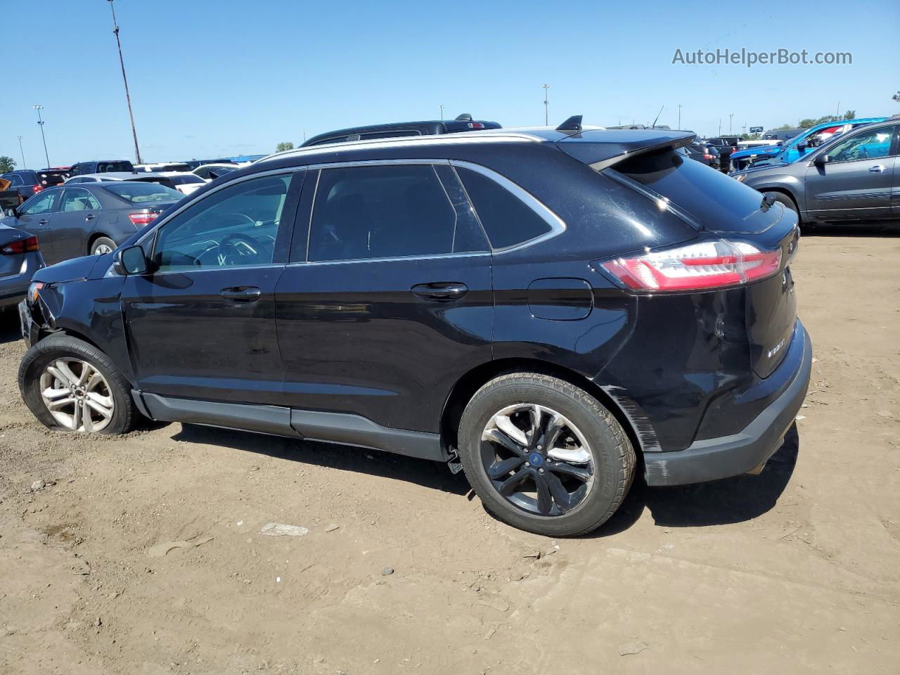 2020 Ford Edge Sel Black vin: 2FMPK4J99LBA51041